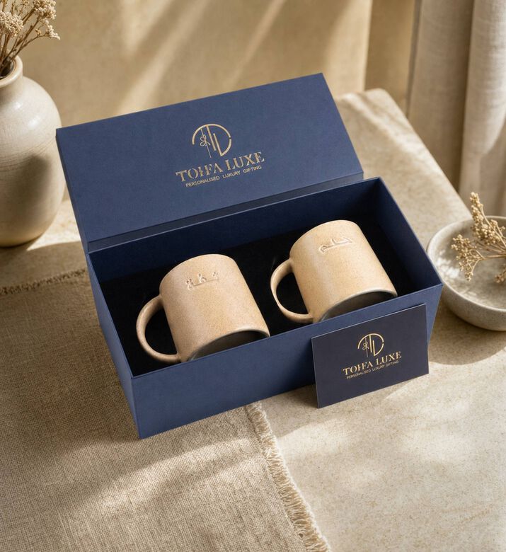Tohfa Luxe Dream Trust Engraved Mug Gift Box, Model View