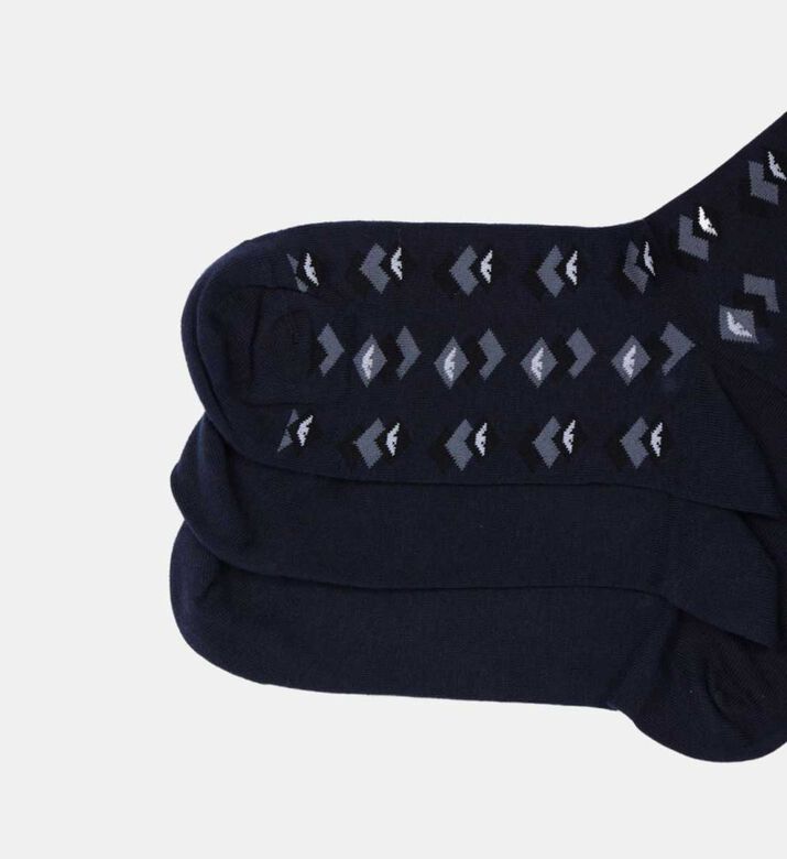 Logo Knit Short Socks 3-pack Set