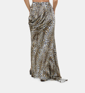 تنورة كليوباتر منسدلة غير المتماثلة