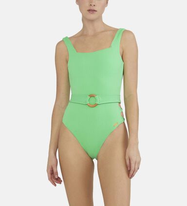 Abbi Polyamide Ribbed One Piece