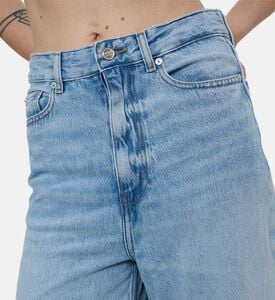 Ganni Casual Wide-leg Denim Pants, Model View