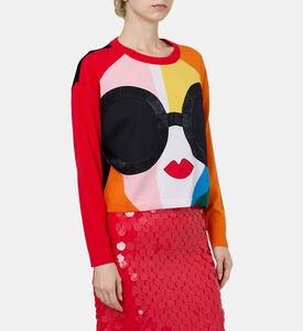 Gleeson Surrealist Stace Face Pullover