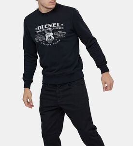 سويت شيرت قطن بطبعة لوغو