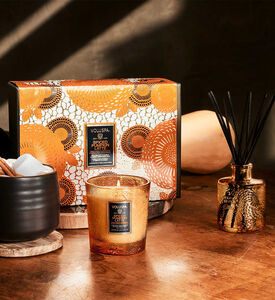 Spiced Pumpkin Candle Diffuser Set