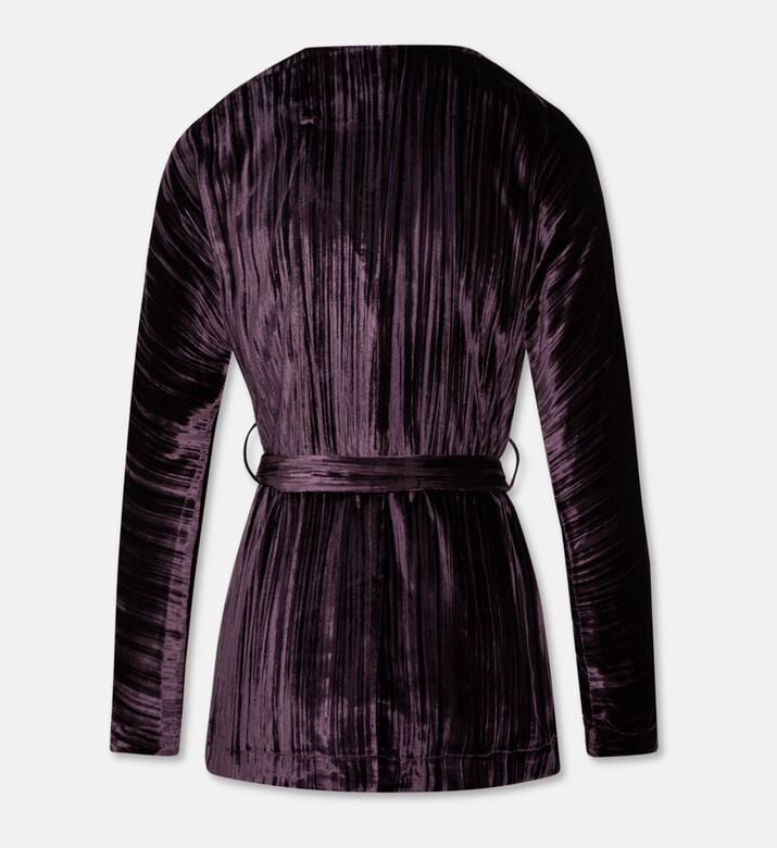 Carter and White Perrine Velvet Tie Blouse, Packshot View