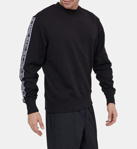 Logo Tape Cotton Sweatshirt Logo Tape Cotton Sweatshirt
