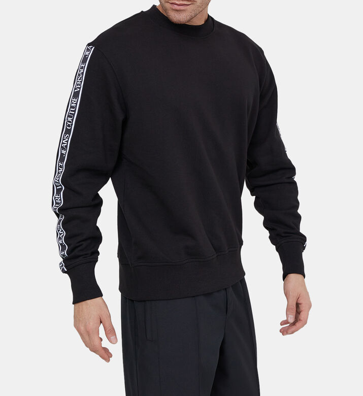 Logo Tape Cotton Sweatshirt Logo Tape Cotton Sweatshirt