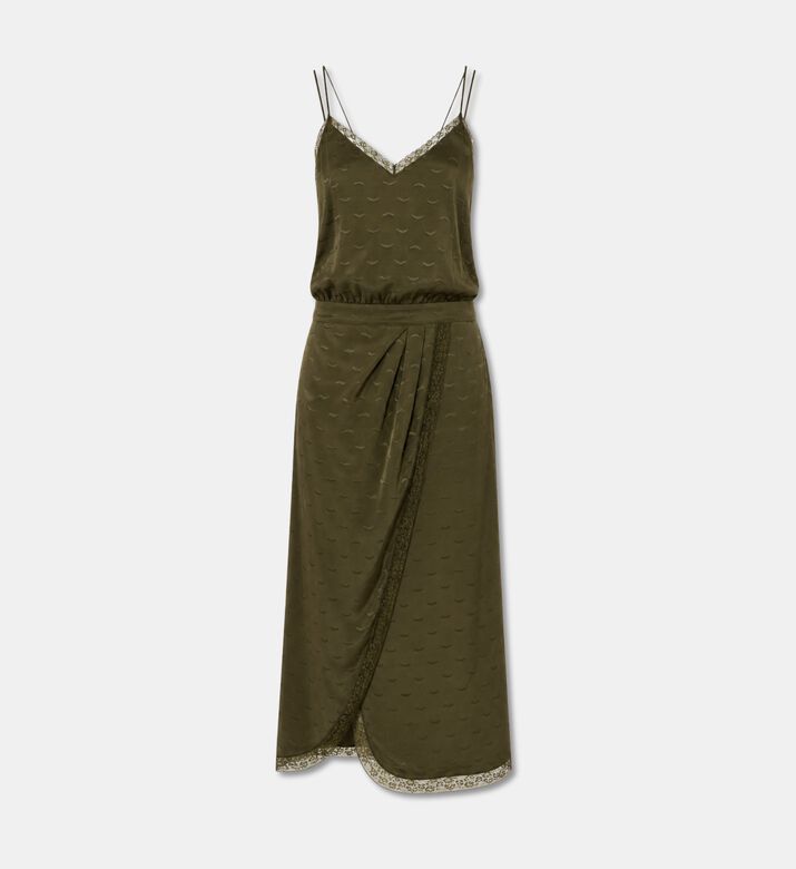 Zadig et Voltaire Wings Design Maxi Dress, Green, L, Packshot View