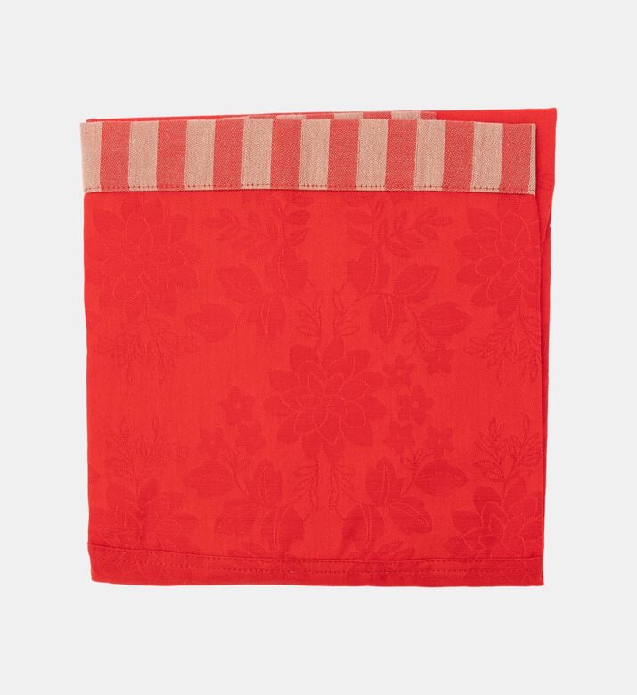 Jacquard Gipsy Cotton Apron, Red, Packshot View