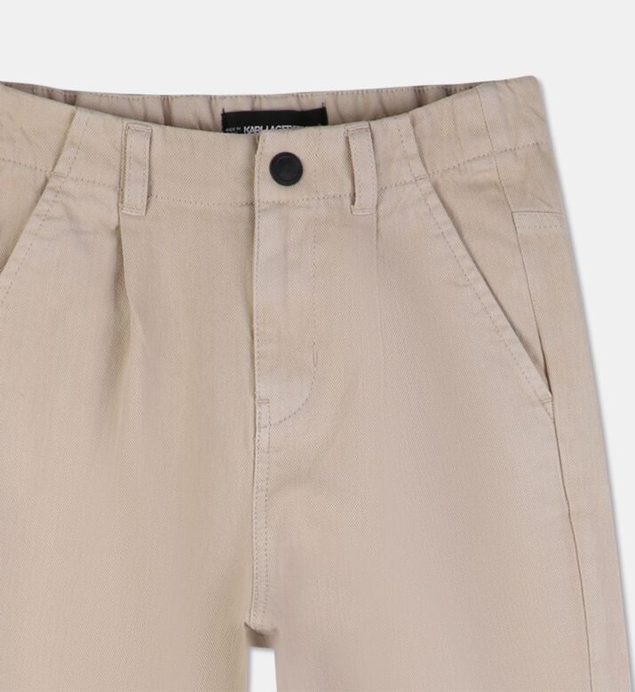 Karl Lagerfeld Pleated Front Adjustable Stright-leg Trousers, Packshot View