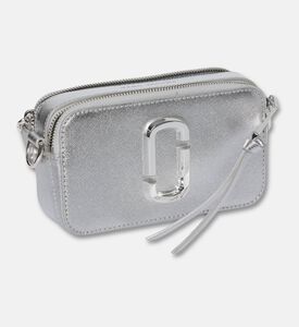 Marc Jacobs The Leather Metallic Snapshot Dtm, Silver, Packshot View