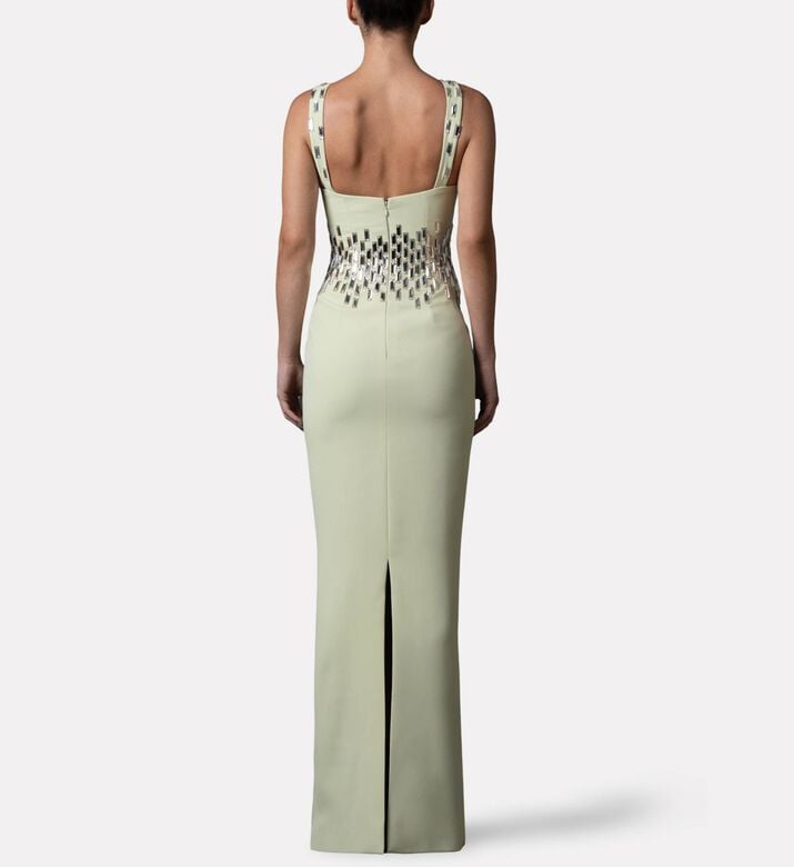 Jean Louis Sabaji Dress Crepe, Model View