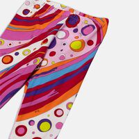 Multi-colored Fontane-print Leggings