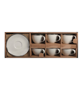 Silver-rimmed Cups 6-piece Set Silver-rimmed Cups 6-piece Set