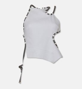 Martan Teddy Asymmetric Rope Detail Top, Packshot View