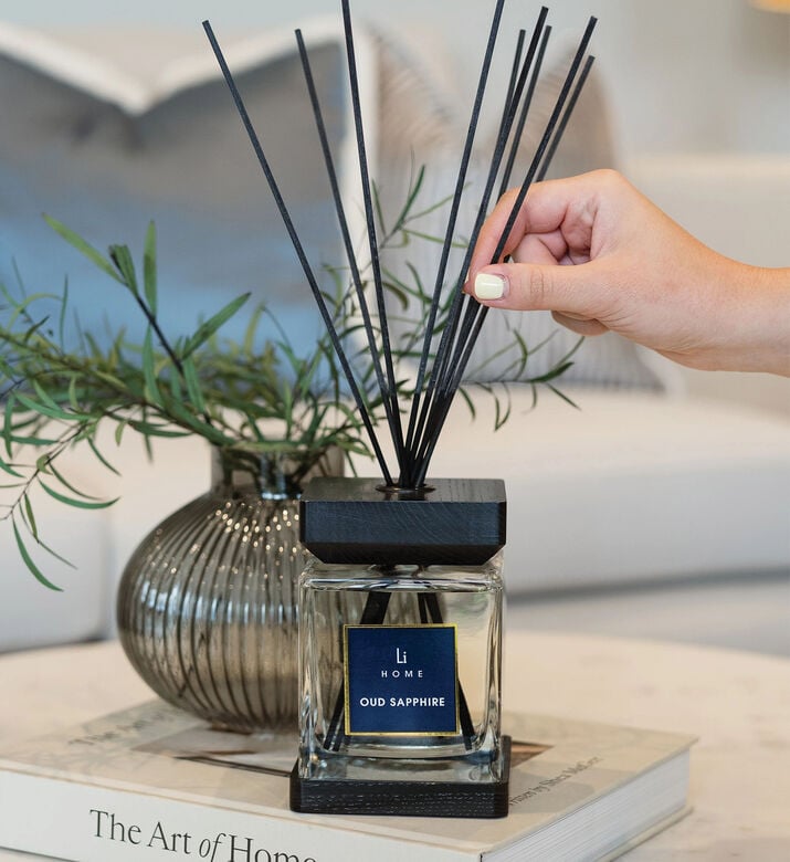 Home Life Style Diffuser Square Reed Oud, Clear, 500-ml, Packshot View