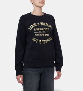 Zadig et Voltaire Upper Blason Brode Sweatshirt, Model View