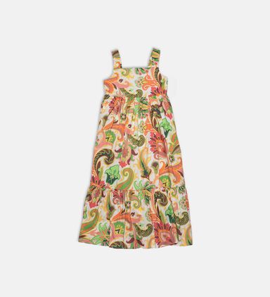 Paisley Print Maxi Dress