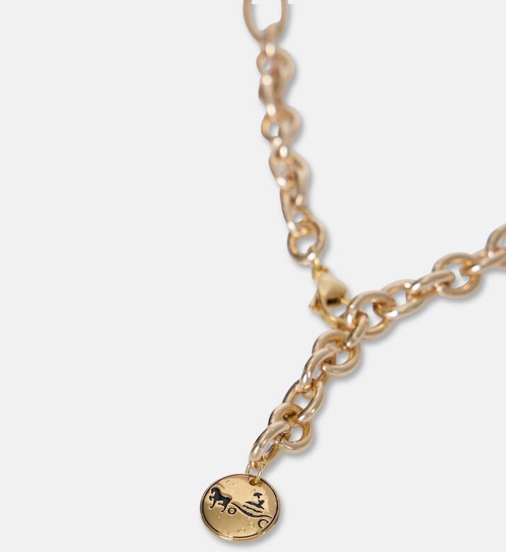 Weill Two-tone Textured Link Necklace, Packshot View