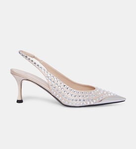 Crystal Slingback High-heel Pumps Crystal Slingback High-heel Pumps