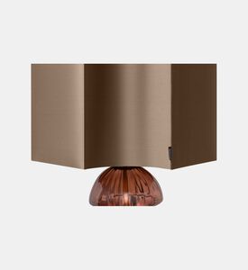 Glass Round Base Table Lamp