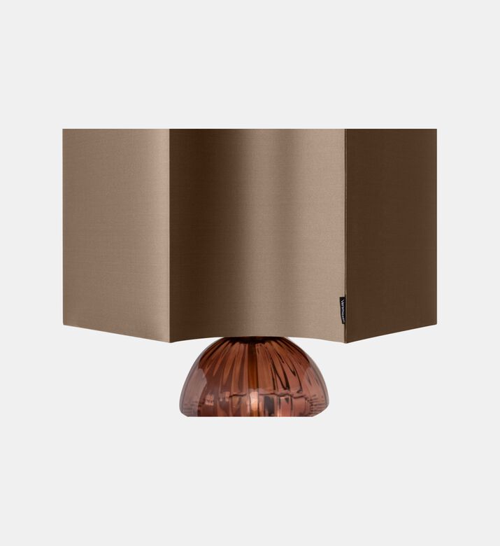 Glass Round Base Table Lamp