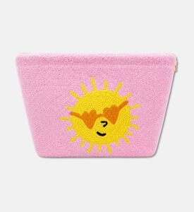 MiniMill Kids Pink Sun Towel Pouch, Packshot View