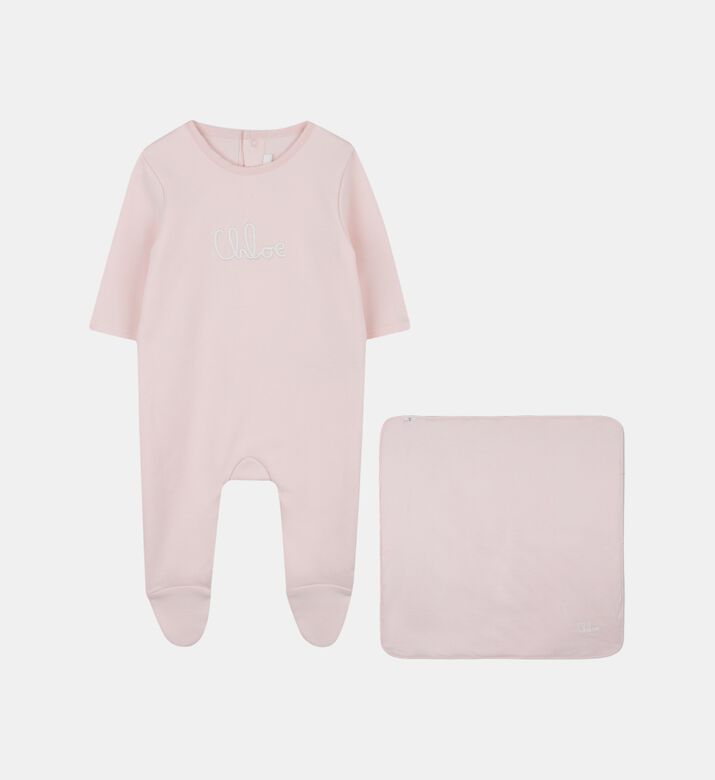Footed Sleeper Long-sleeve 2-piece Pajama Set