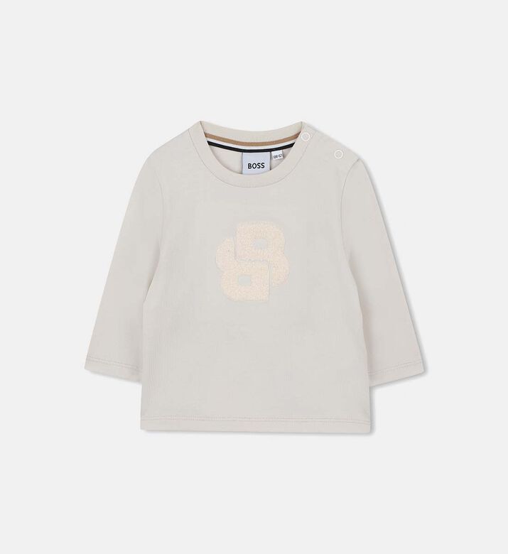 Embroidered Logo Long-sleeve Sweater