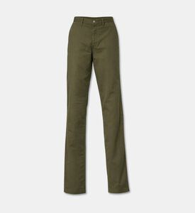 Hackett London Pleated Button Closure Chino Pants, Green, 36, Packshot View