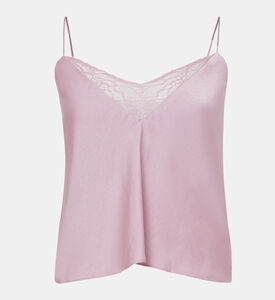 بلوزة كلاريس بأربطة دانتيل