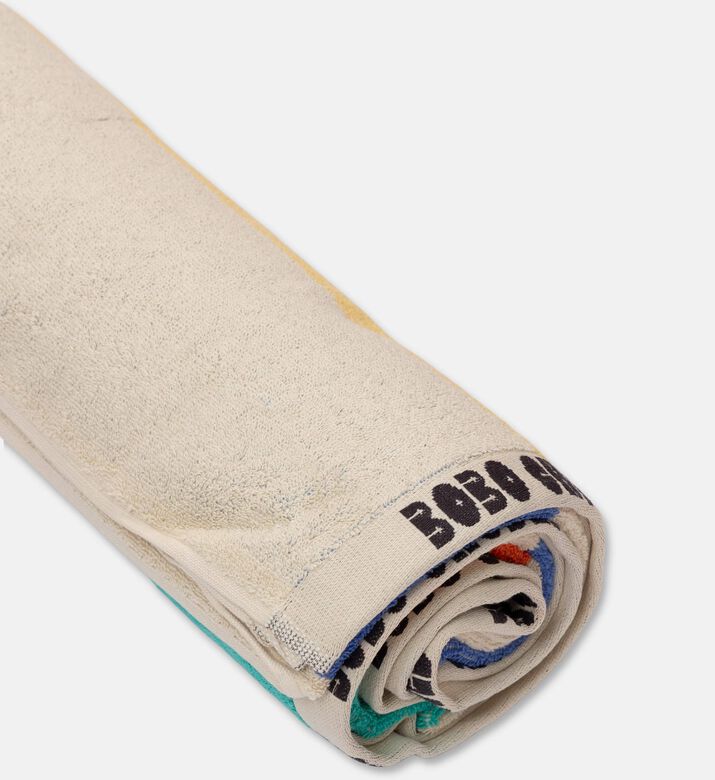 Bobo Choses Striped Logo Beach Towel, Packshot View