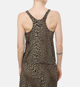 Zadig et Voltaire Leopard-print V-neck Top, Model View