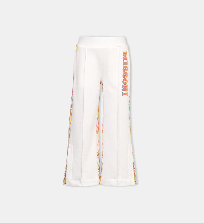 Embroidered Logo Flared Joggers