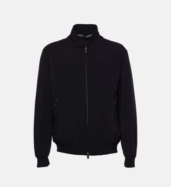 High Neck Zip Fastening Jacket