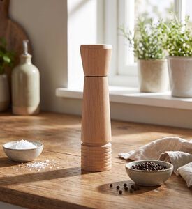 Salt and Pepper Wooden Salt Pepper Mill, Model View