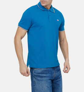 تيشيرت بولو قطن بأطراف متباينة