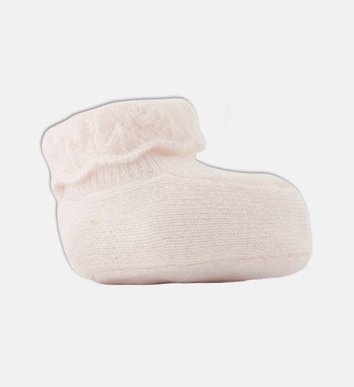 Wool Ruffle-detail Booties