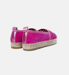 حذاء إسبادريل قنب بأحجار الراين