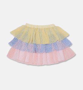 Stella McCartney Floral-print Triple-tiered Ruffle Skirt, Packshot View