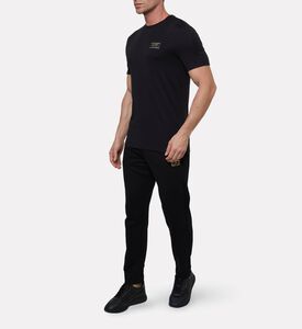 EA7 Short-sleeve Crewneck T-shirt, Black, L, Model View