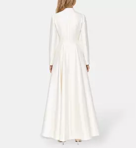 L Atelier Du Luxe Mikado Taffeta Gown, Model View