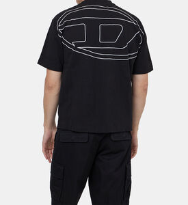 تيشيرت قطن بلوغو مطرز