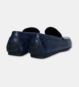 Roberto Cavalli Shoes Mocas Stamp Snake, Navy, Eu-45, Packshot View