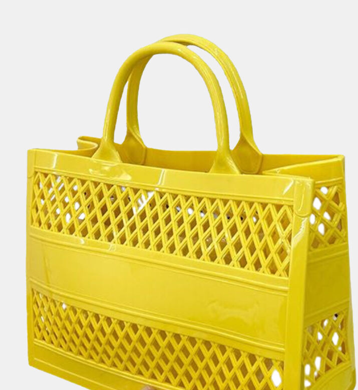 حقيبة جيلي للشاطئ بمقبض علوي