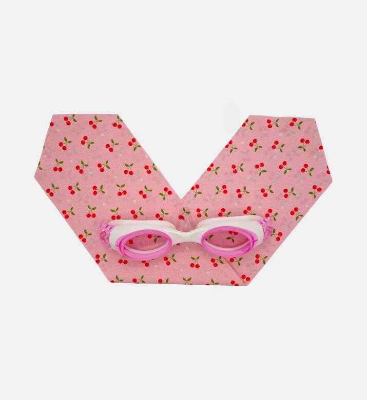 Pink Cherries Ultra-soft Band Swimming Goggles