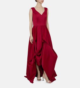 Gathered Detail Long Dress