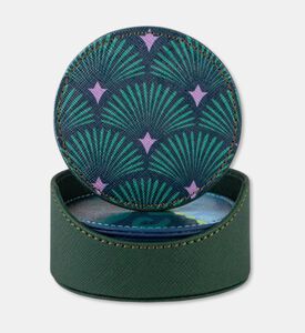 Silsal Bahja Leather Coasters S6, Packshot View