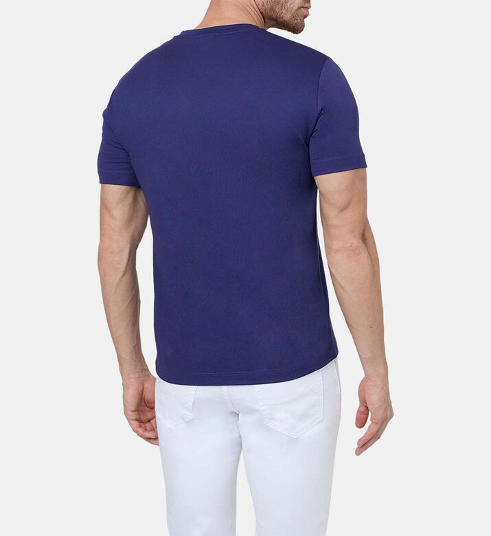 تيشيرت قطن بسلسلة لوغوهات