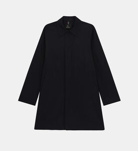 معطف قطن برقعة شعار